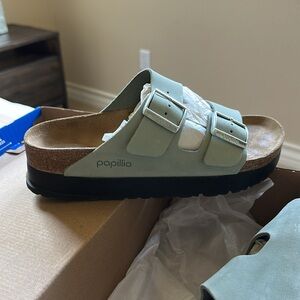 Birkenstock Papillio Mint Green Size 39